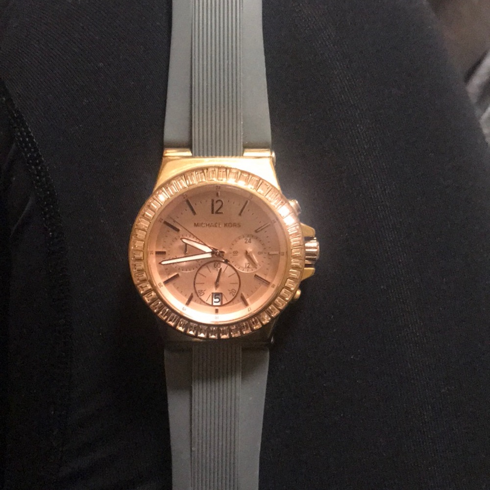 Michael Kors stainless steal rose gold adjustable